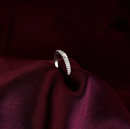 Silver Deeply in Love Ring