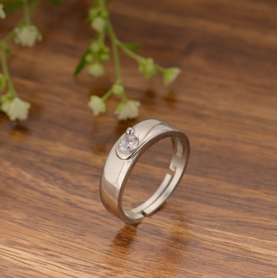 Silver Fibonacci Ring