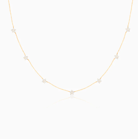Golden Star Constellation Necklace