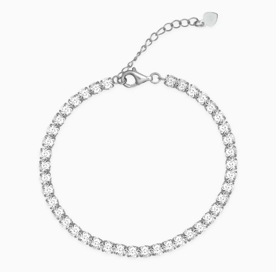 Silver Solitaire Signature Bracelet