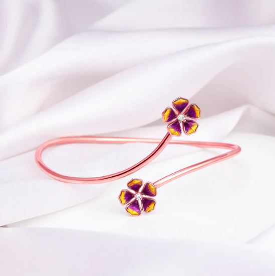 Rose Gold Rising Bell Mallow Bracelet