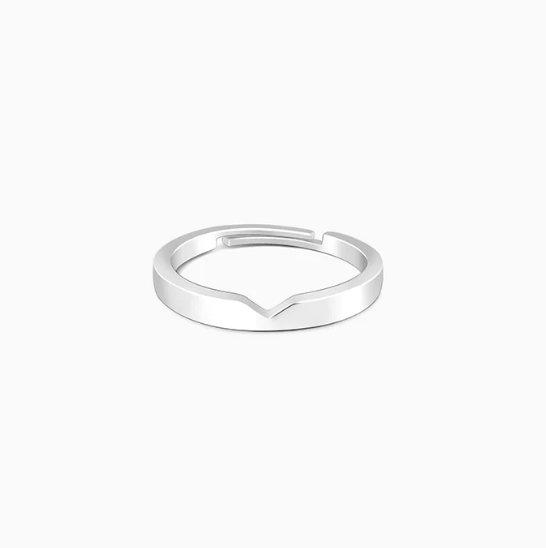 Silver Classic Ring Band for Him