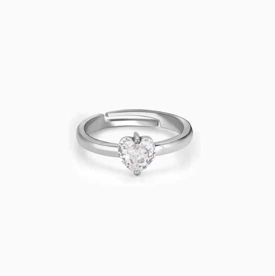 Silver Passionate Love Ring