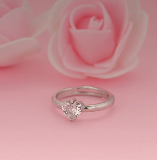 Silver Passionate Love Ring