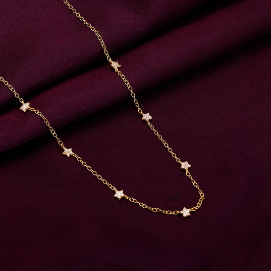 Golden Star Constellation Necklace